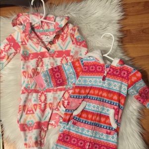 Fleece jumpers size 3/6